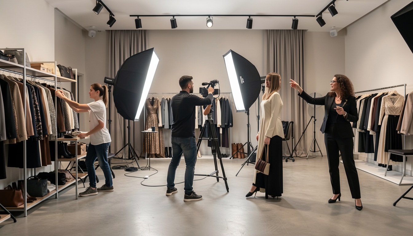 Fashion styling portfolio showing multiple looks, concepts and visual storytelling